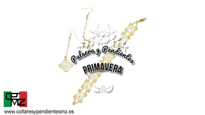 Pulsera Y Pendientes Primavera